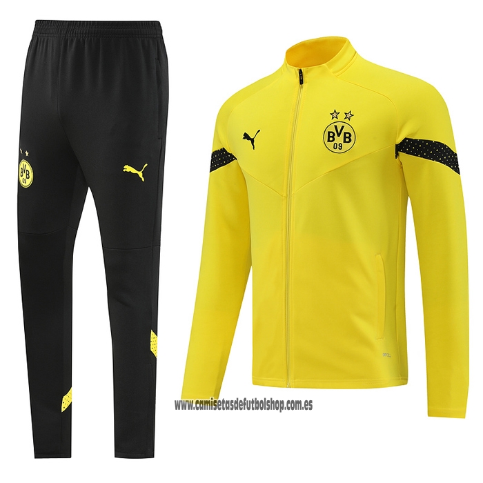 Chandal de Chaqueta del Borussia Dortmund 22-23 Amarillo